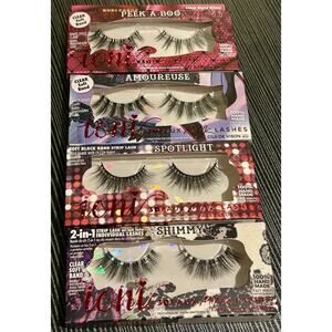 NEW Ioni 👁️Eyelashes Burlesque Peek-A-Boo, Amoureuse, Spotlight, Shimmy Bundle